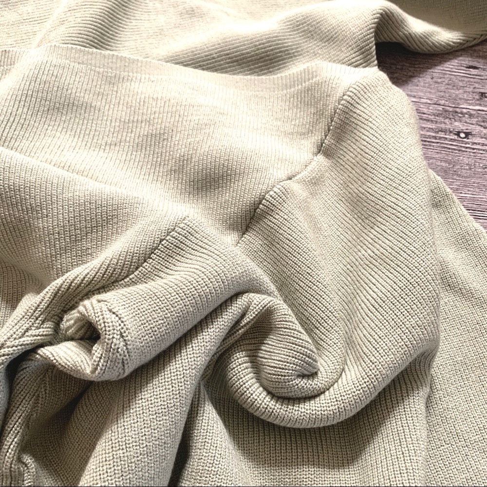 🔥🔥Sexy and Cozy Green V Neck Sweater Dress - Picture 8 of 8